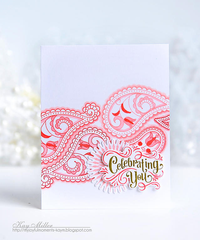 STAMPS: What The Doodle: Paisley, Fancy Pants Sentiments, Snowflake Flurries<br />
DIES: Fancy...