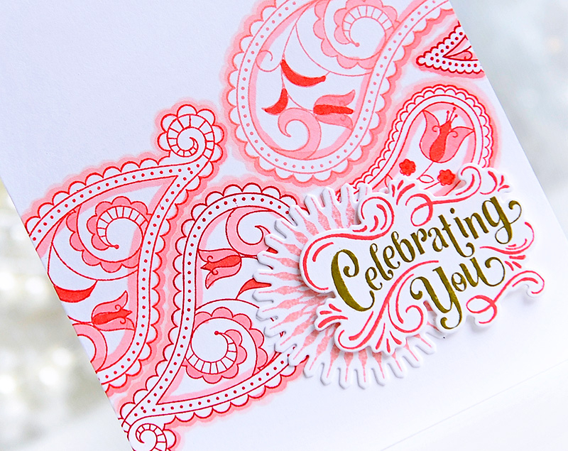 STAMPS: What The Doodle: Paisley, Fancy Pants Sentiments, Snowflake Flurries<br />
DIES: Fancy...