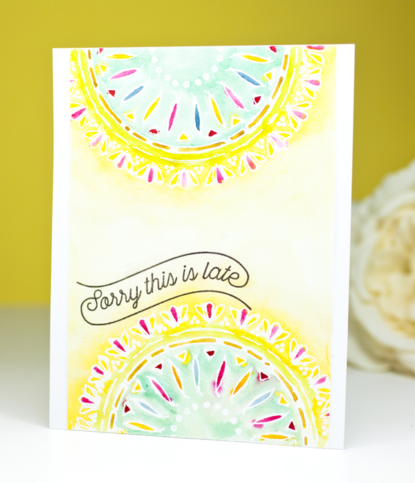 Supplies<br />
<br />
Stamps: Boho Rounds, Banner Style<br />
<br />
Ink: Versamark,...