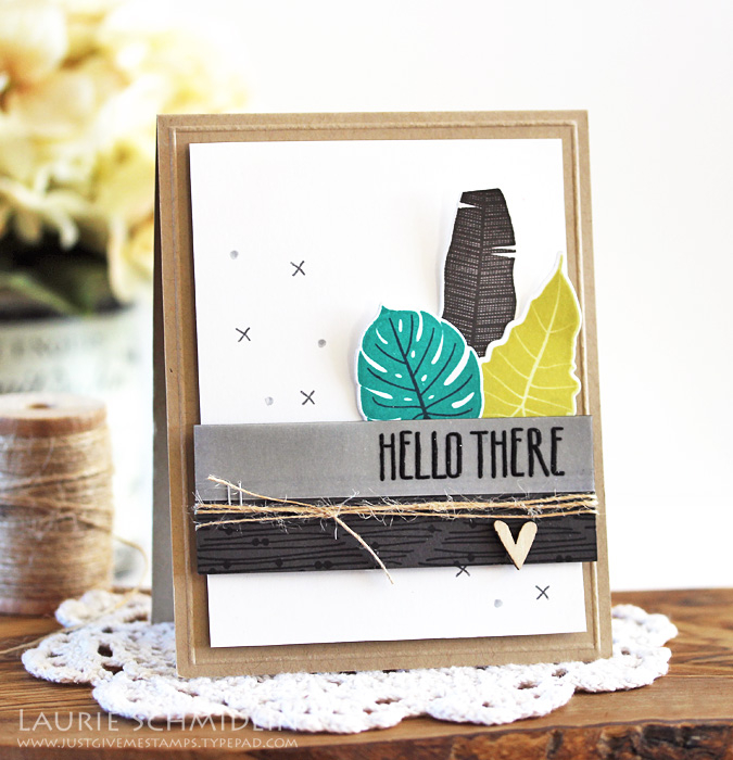 Supplies: *All supplies from Papertrey Ink unless otherwise noted*<br />
Stamps: Palm Prints,...