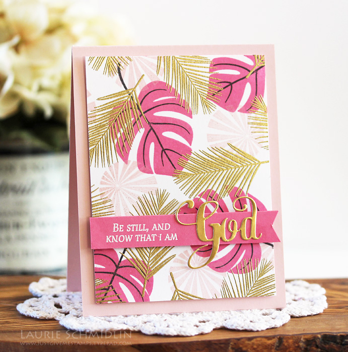 Supplies: *All supplies from Papertrey Ink unless otherwise noted*<br />
Stamps:  Palm Prints,...