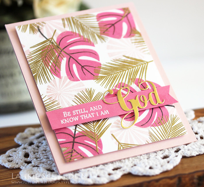 Supplies: *All supplies from Papertrey Ink unless otherwise noted*<br />
Stamps:  Palm Prints,...