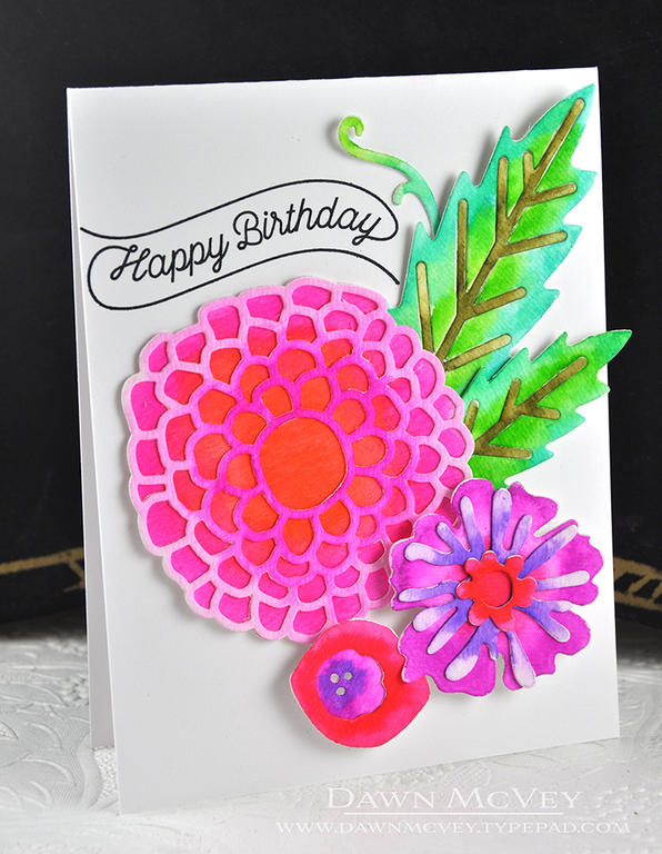 Paper: stamper&#039;s select white, watercolor card stock<br />
Stamps: Banner Style<br />...