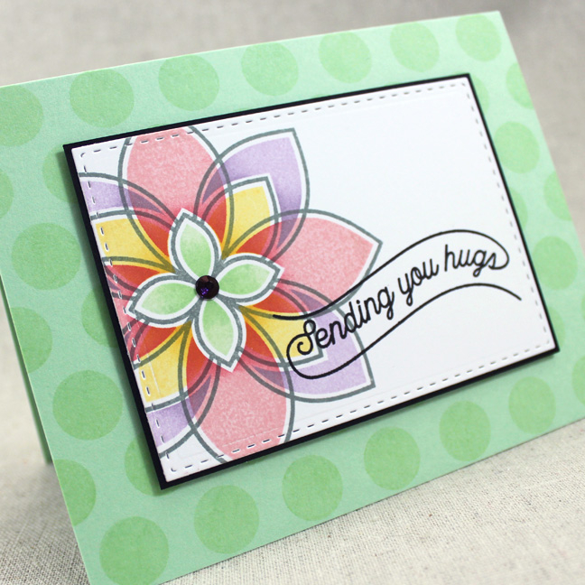 Stamps: Medallion Trio, Banner Style, Polka Dot Basics III - Papertrey Ink<br />
Cardstock:...
