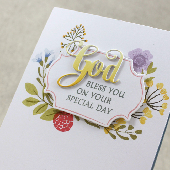 Stamps: Gathered Garden, Inspired: God - Papertrey Ink<br />
Cardstock: Spring Rain - Papertrey...