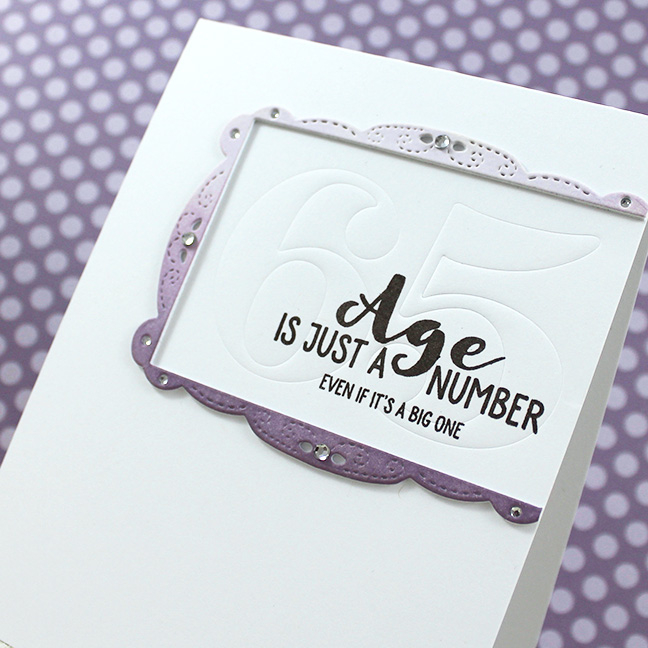 Feminine Just A Number Card<br />
Stamps: Offbeat Birthday - Papertrey Ink<br />
Cardstock:...