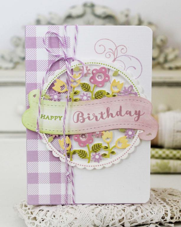 STAMPS: Cutaway Tags: Spring (available March 15th) Fancy Flourishes<br />
INK: Green Parakeet,...