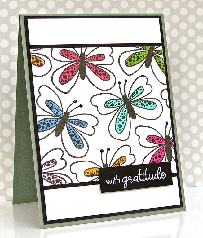 Stamps: Butterfly Hope, Way To Say: Thank You<br />
Inks: PTI Raspberry Fizz, Hawaiian Shores,...