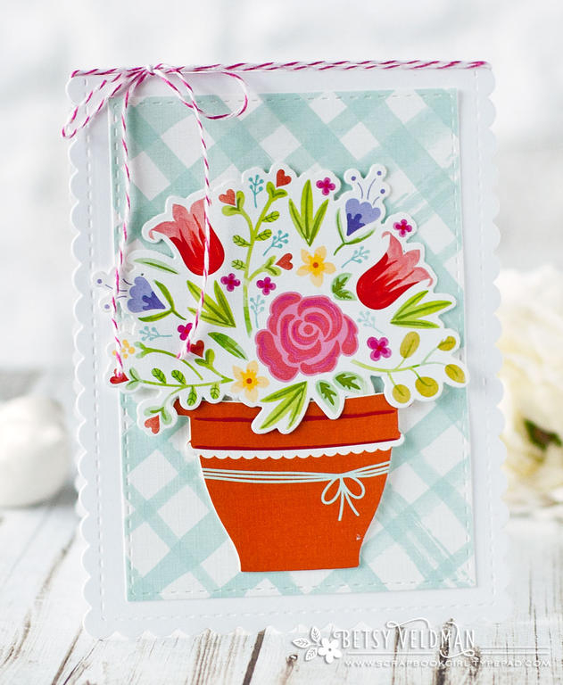 Stamps, dies, patterned paper:  Make It Market Mini Kit: Bloom &amp; Grow<br />
Other dies:...