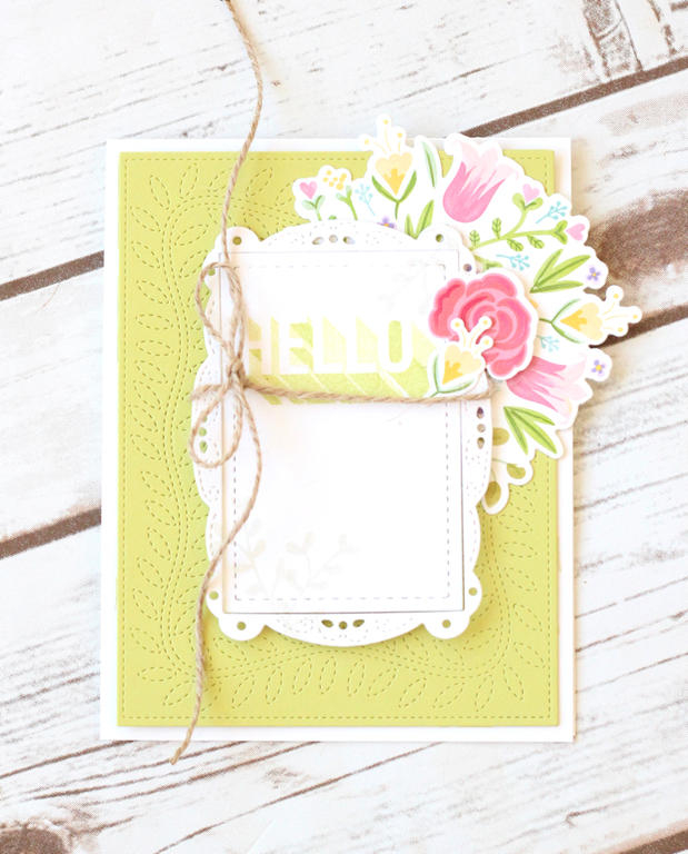 STAMPS - Shadowed Sentiments<br />
INK - Limeade Ice, Soft Stone<br />
PAPER - White, Limeade...