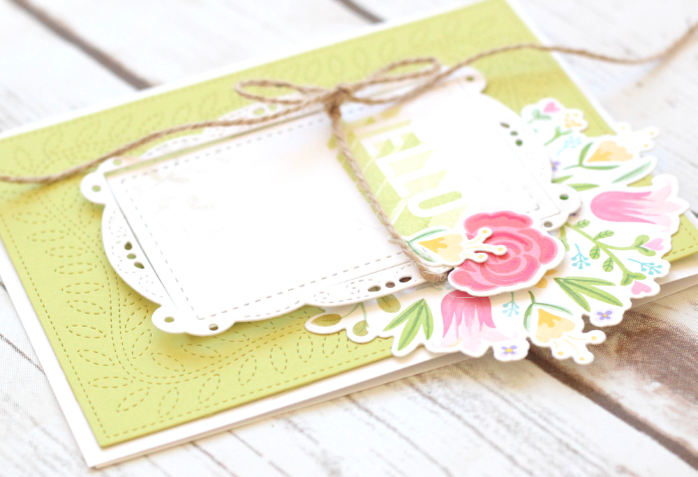 STAMPS - Shadowed Sentiments<br />
INK - Limeade Ice, Soft Stone<br />
PAPER - White, Limeade...