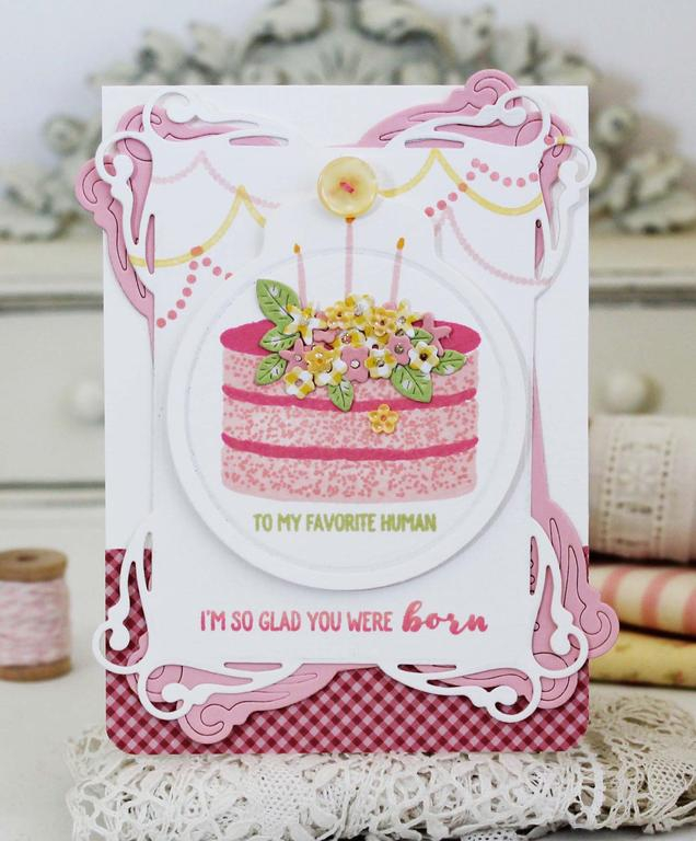 Stamps:  Offbeat Birthday, Just Desserts, and Birthday Style<br />
<br />
Ink:  Sweet Blush,...
