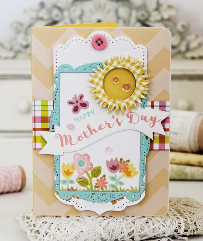 STAMPS: Cutaway Tags: Spring (available March 15th)<br />
INK: Aqua Mist, Autumn Rose, Harvest...