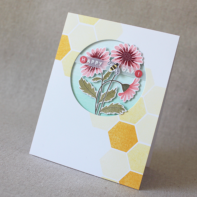 Stamps: Initial Sentiments: Birthday, Flower Favorites, OmbrÃ© Builders - Papertrey Ink<br />...