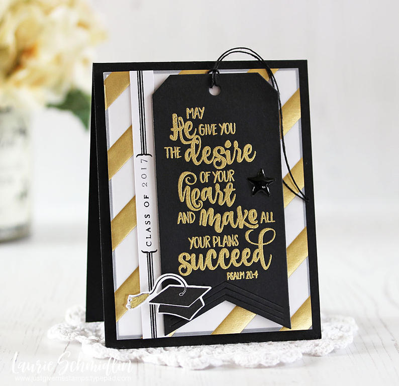 Stamps: Year of Psalms: April<br />
Dies: Mix &amp; Mat: Scallops<br />
Ink: True Black,...