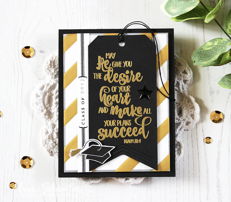 Stamps: Year of Psalms: April<br />
Dies: Mix &amp; Mat: Scallops<br />
Ink: True Black,...