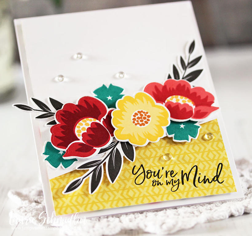 Stamps: Granâ€™s Garden, Pen &amp; Ink<br />
Dies: Granâ€™s Garden<br />
Ink: True Black, Pure...