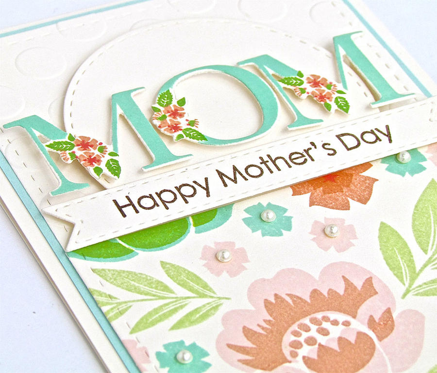 Stamps: Granâ€™s Garden, Botanical Letters, Keep It Simple: Mother<br />
Cardstock: Vintage...