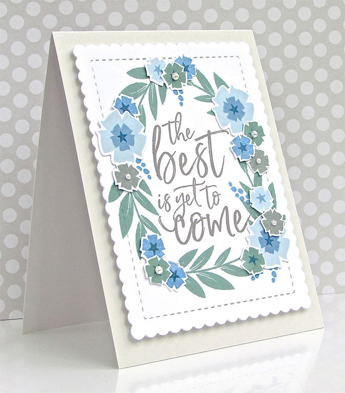 STAMPS: Granâ€™s Garden, Pen &amp; Ink<br />
PAPER: Soft Stone, Stampers Select White<br />...
