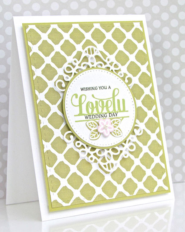 STAMPS: Lovely Lace mini kit    <br />
PAPER: Lovely Lace mini kit papers, Fresh Snow Linen,...
