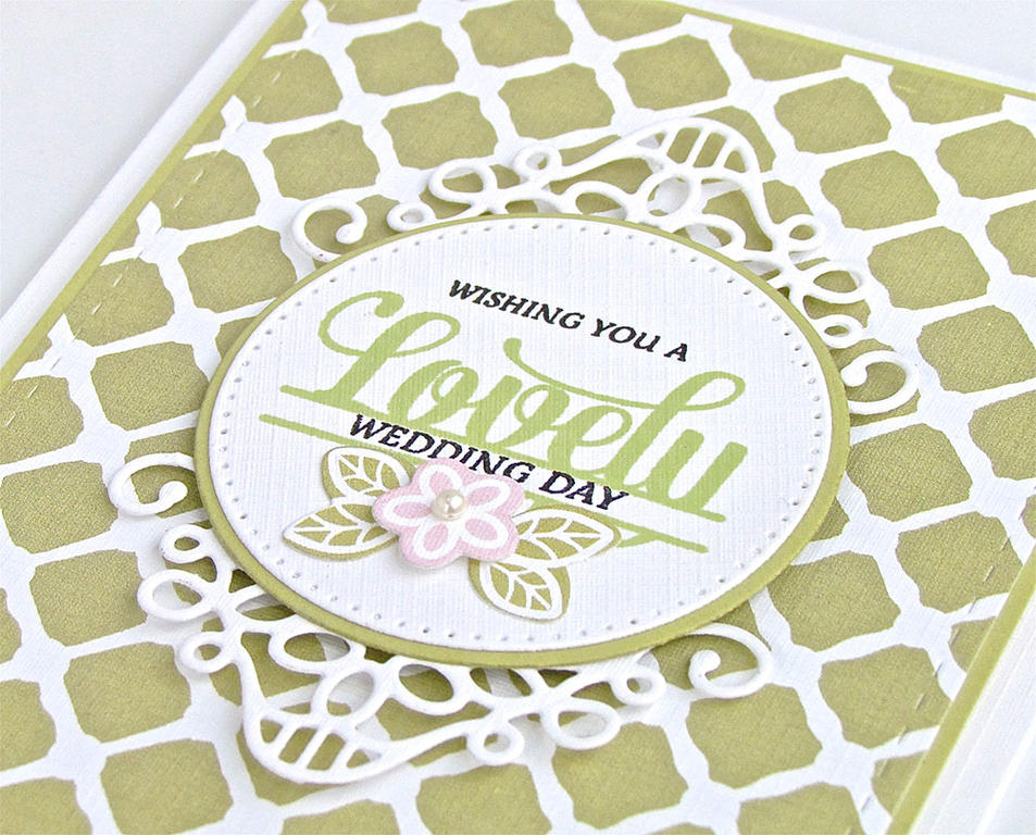 STAMPS: Lovely Lace mini kit    <br />
PAPER: Lovely Lace mini kit papers, Fresh Snow Linen,...