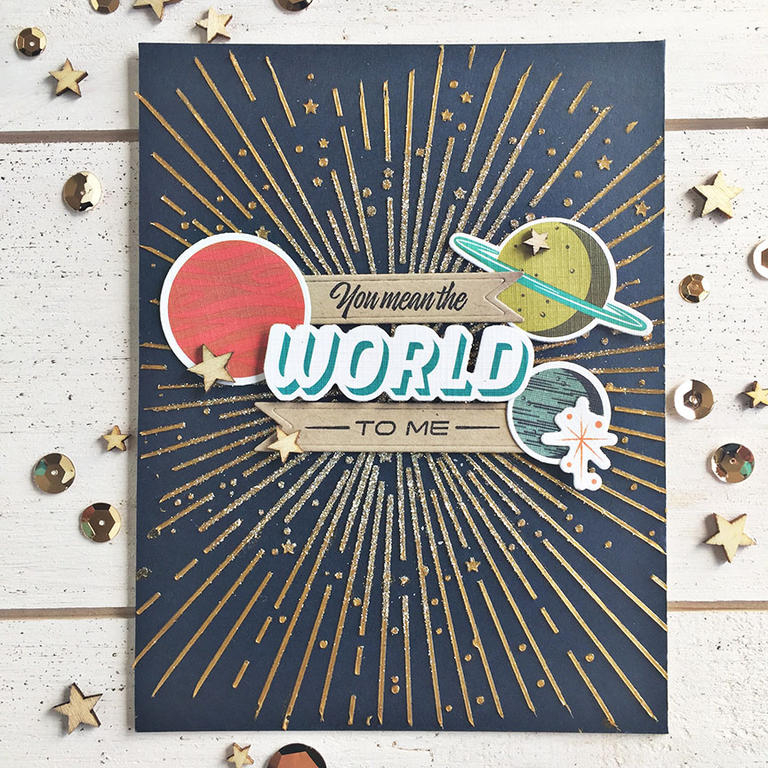 Make it Market Mini Kit: Out of This World<br />
<br />
INK: True Black<br />
<br />
PAPER:...