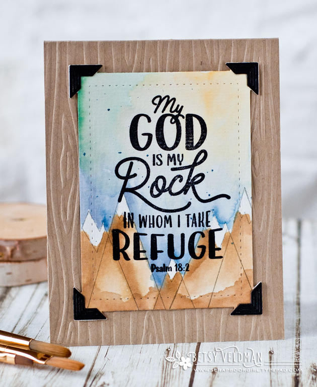 Stamps:  Year of Psalms: May, Warmest Wishes.  Ink:  Palette Noir, Classic Kraft, Fined Linen,...