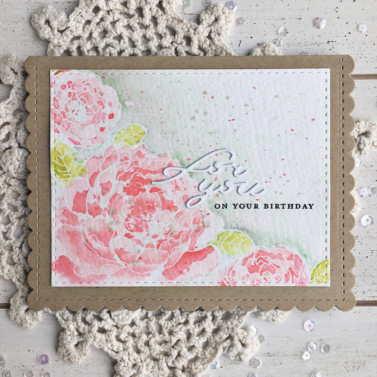 STAMPS: Especially You<br />
<br />
INK: True Black, Soft Stone, Pale Peony, Berry Sorbet,...