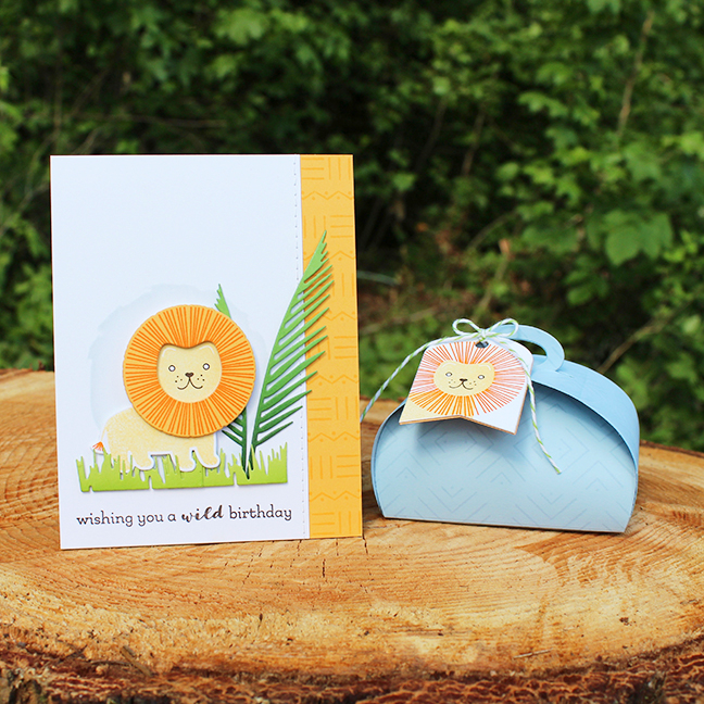 Stamps: Jungle Buddies, Jungle Buddies Sentiments, Textile Impressions<br />
Cardstock: Summer...