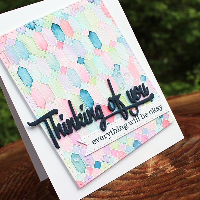 STAMPS: Cover Up: Diamonds, Keep It Simple: Okay<br />
CARDSTOCK: Dark Indigo, white, Ranger...