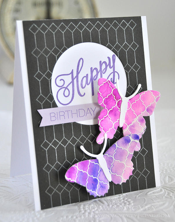 Paper: stamper's select white, smokey shadow, lilac grace, watercolor card stock<br />...