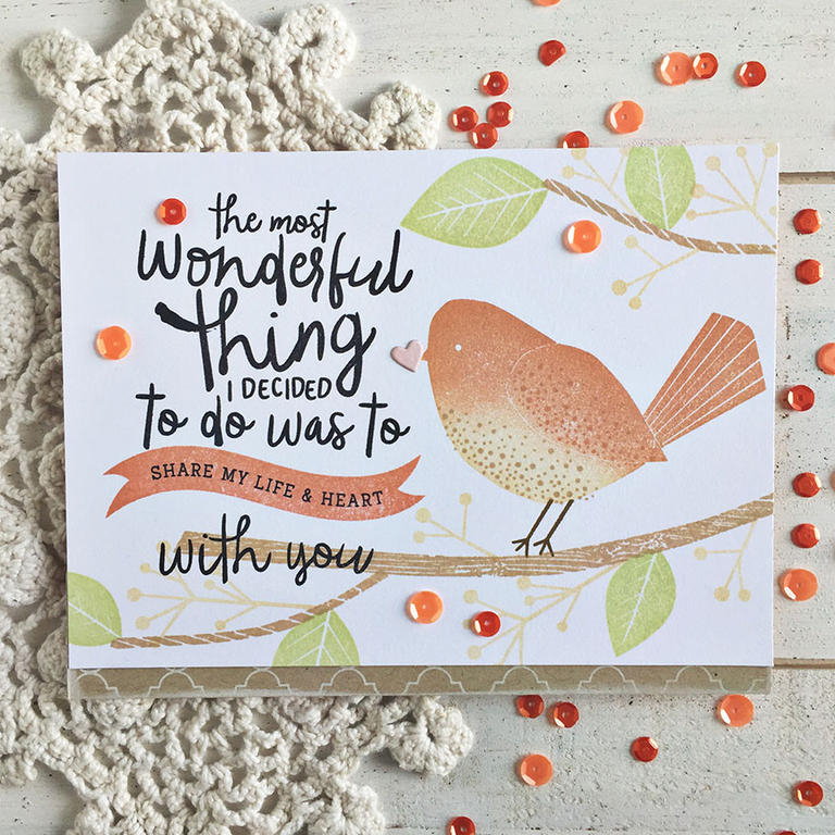 STAMPS: Quoted: The Most, Give Love, Cover Up: Quatrefoil<br />
<br />
INK: True Black,...