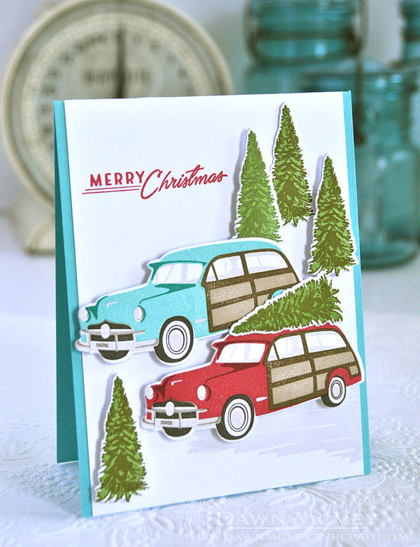 STAMPS: On the Wagon<br />
INK: Pure Poppy, New Leaf, Ripe Avocado, Hawaiian Shores, Tropical...