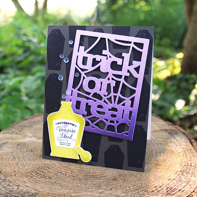 Stamps: Wicked Elixir, Haunted Headstones<br />
Cardstock: Smokey Shadow, Fresh Snow Linen,...