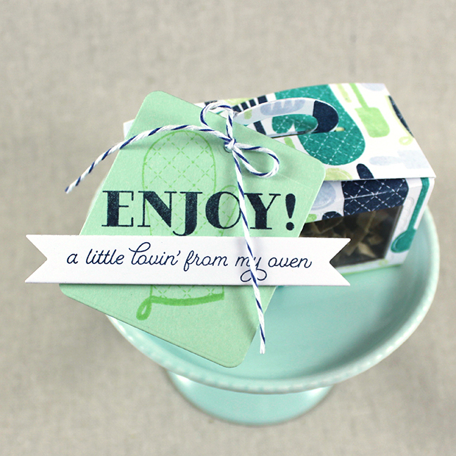 Stamps: Too Hot To Handle<br />
Cardstock: Mint Julep, Clear Cardstock, White<br />
Ink: Dark...