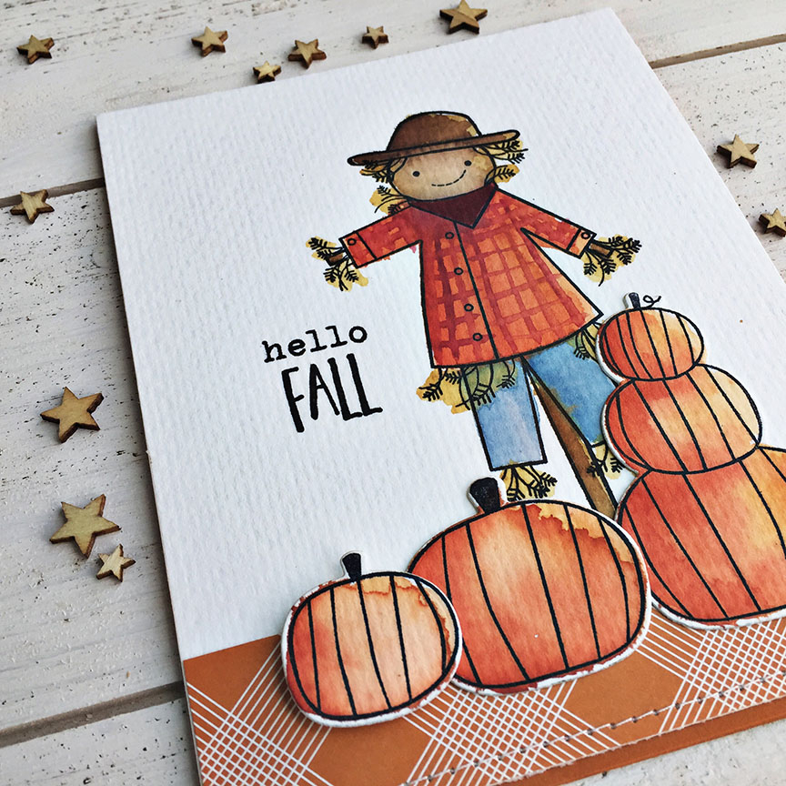 STAMPS: Autumn Scarecrow<br />
<br />
INK: Classic Kraft, Canyon Clay, Terracotta Tile, Cocoa...