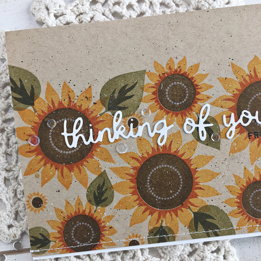 STAMPS: Sunflower Harvest<br />
<br />
INK: True Black, Fresh Snow, Summer Sunrise, Canyon Clay,...