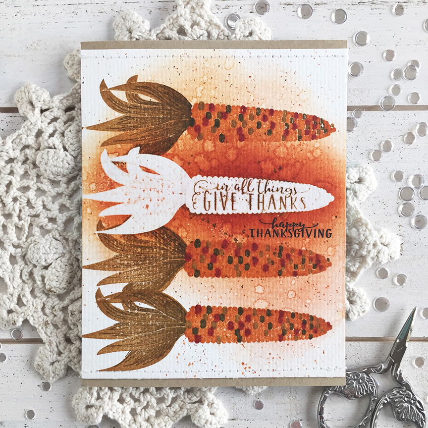 STAMPS: Kind of Corny<br />
<br />
INK: True Black, Canyon Clay, Terracotta Tile, Honey Nut,...