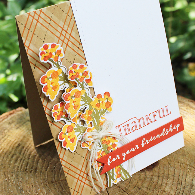 STAMPS: Beautiful Berries: Autumn, Plaid Builder<br />
CARDSTOCK: Rustic White, Classic Kraft,...
