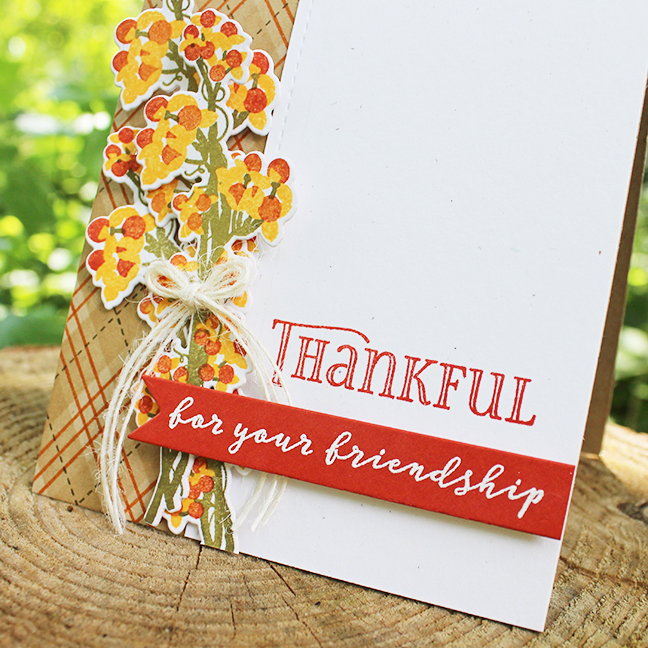 STAMPS: Beautiful Berries: Autumn, Plaid Builder<br />
CARDSTOCK: Rustic White, Classic Kraft,...