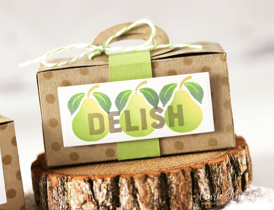 STAMPS: Bite Size Tags<br />
INK: Kraft, Cocoa Bean, Harvest Gold, Spring Moss, Green Parakeet,...