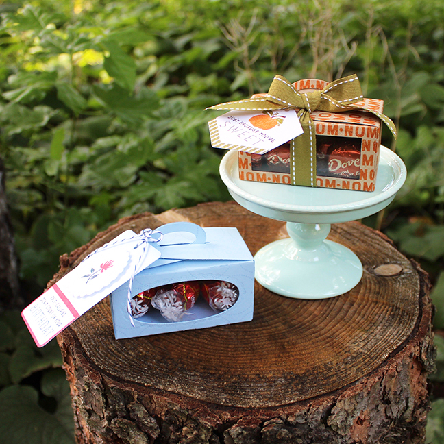 Birthday Calories Box<br />
STAMPS: Bite Size Tags<br />
CARDSTOCK: Spring Rain, Clear, White<br...