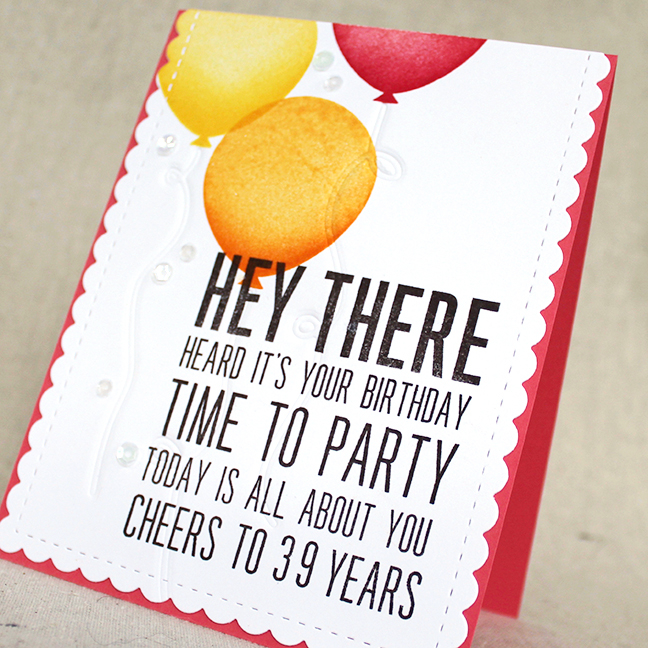 STAMPS: Hey Stacks, Invitation Basics<br />
CARDSTOCK: Berry Sorbet, White<br />
INK: Berry...