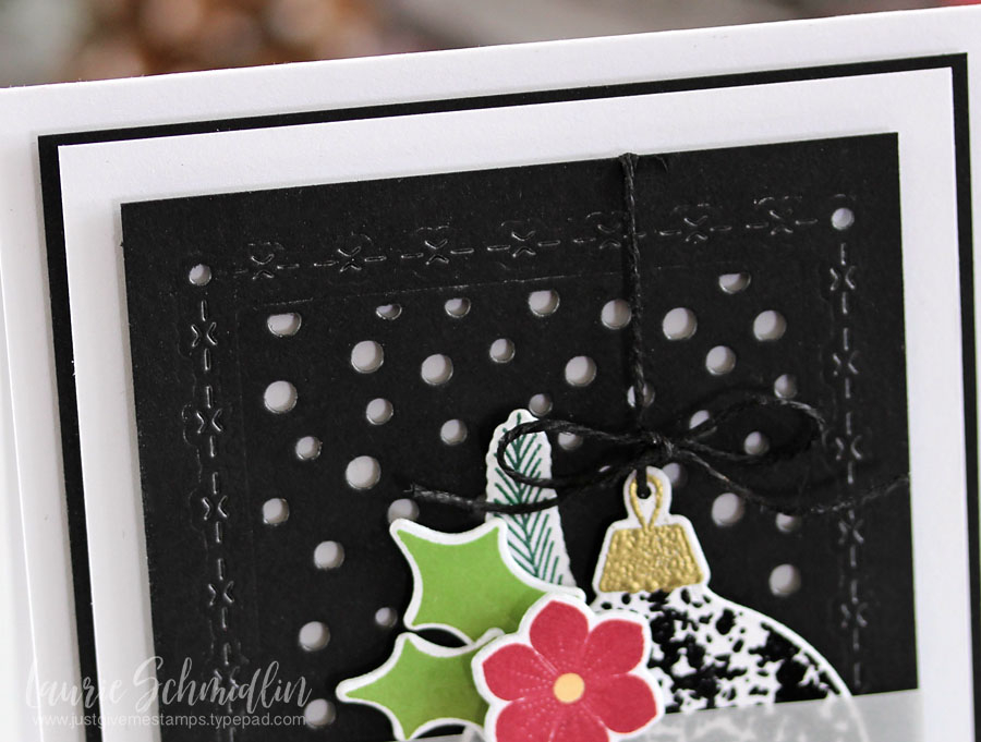 Stamps: Brilliant Baubles<br />
Paper: Stamper's Select White, True Black, Vellum...