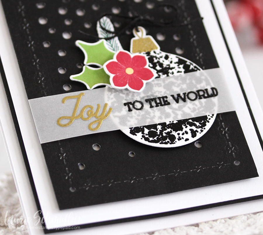 Stamps: Brilliant Baubles<br />
Paper: Stamper's Select White, True Black, Vellum...