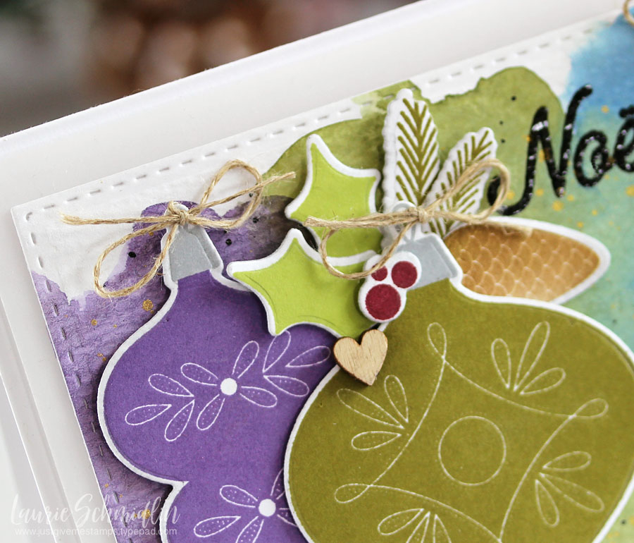 STAMPS: Brilliant Baubles<br />
PAPER: Stamper&#039;s Select White, Vellum Cardstock, Watercolor...