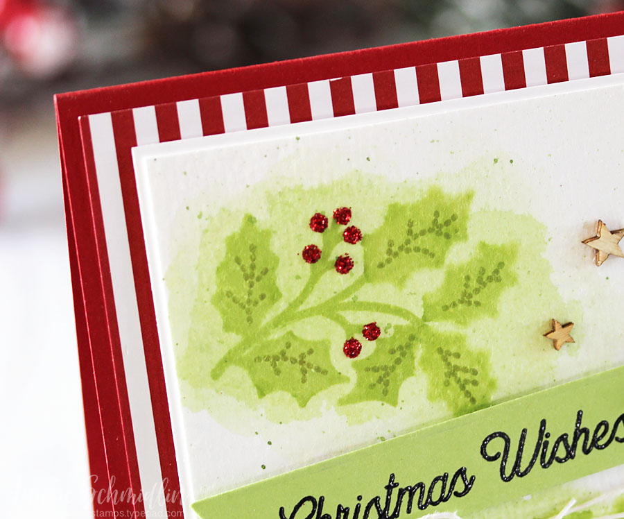 STAMPS: Cutaway Tags: Winter<br />
INK: Green Parakeet, Ripe Avocado, Veramark<br />
PAPER:...