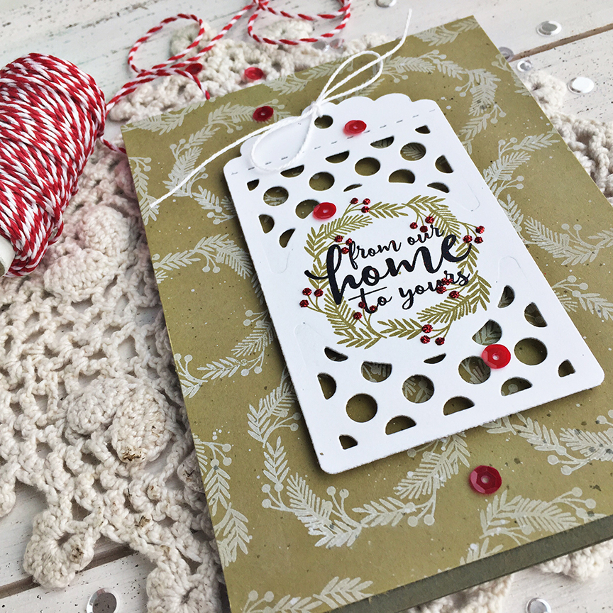 Make it Market Mini Kit: Holiday Tag Along<br />
<br />
INK: True Black, Fresh Snow, Prairie...