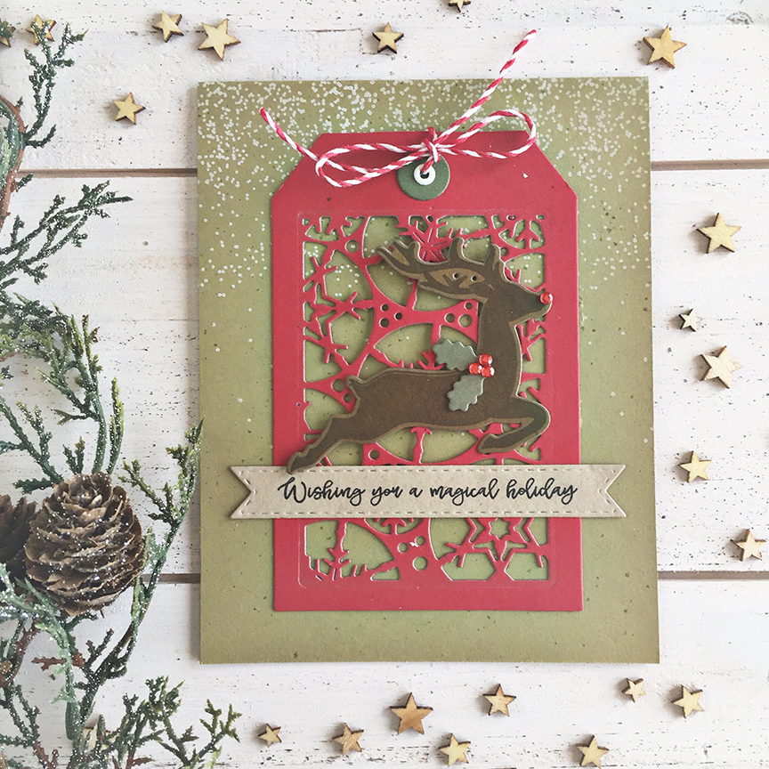 STAMPS: Dash Away All<br />
<br />
INK: True Black, Fresh Snow, Cocoa Bean<br />
<br />
PAPER:...