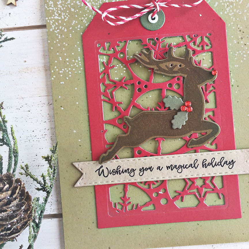 STAMPS: Dash Away All<br />
<br />
INK: True Black, Fresh Snow, Cocoa Bean<br />
<br />
PAPER:...